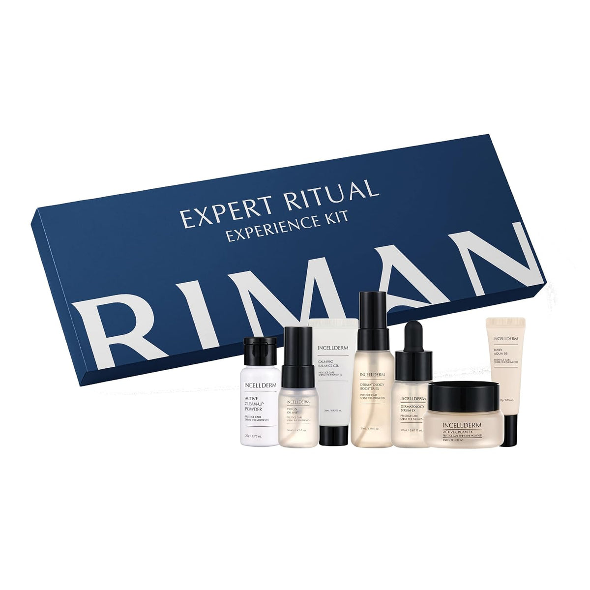 Riman Expert Ritual Experience Kit | 7-Piece Travel-Sized Skincare Set