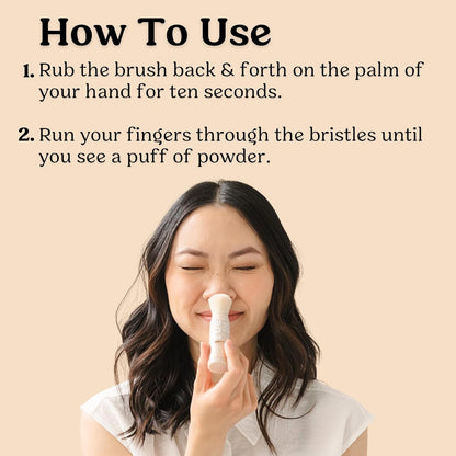 Roe Wellness- SPF 50 Powder Sunscreen Mineral-Based, Non-Toxic Brush-on For Kids, Adults & Babies..