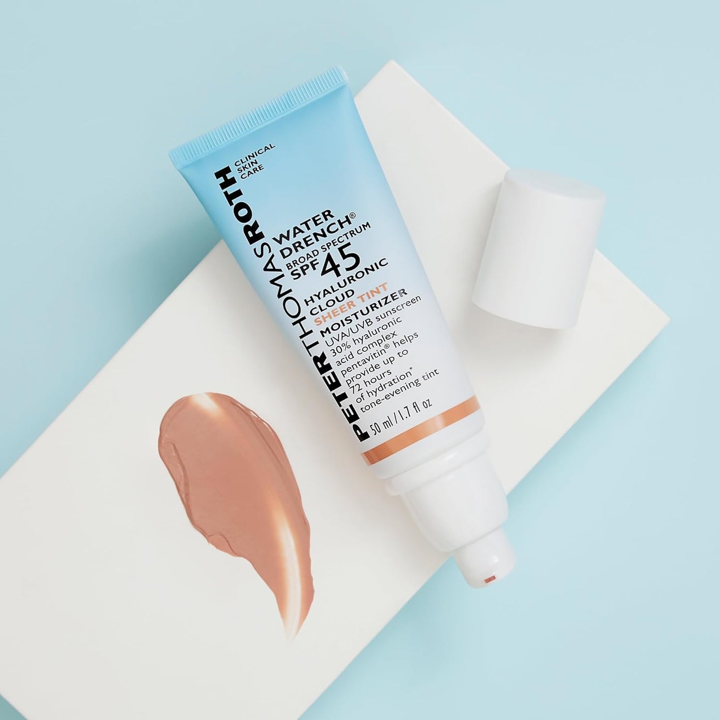 Peter Thomas Roth | Water Drench® Broad Spectrum SPF 45 Hyaluronic Cloud Sheer Tint Moisturizer