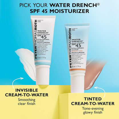 Peter Thomas Roth | Water Drench® Broad Spectrum SPF 45 Hyaluronic Cloud Sheer Tint Moisturizer