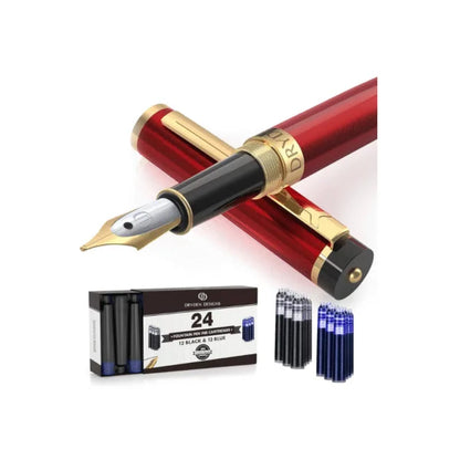 Dryden Designs Fountain Pen - Royal Red