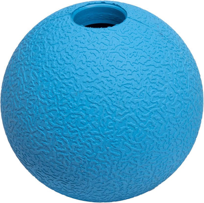 Interactive Bouncy Durable Rubber Dog Toy Balls, 3 inch, Blue, Orange, Pack of 2