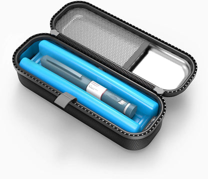 SHBC Upgraded Cold Effect PCM Insulin Pen Carrying Case Portable Medical Cooler Bag..