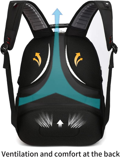 SHRRADOO Extra Large Travel Laptop Backpack for Men, Work College Backpacks