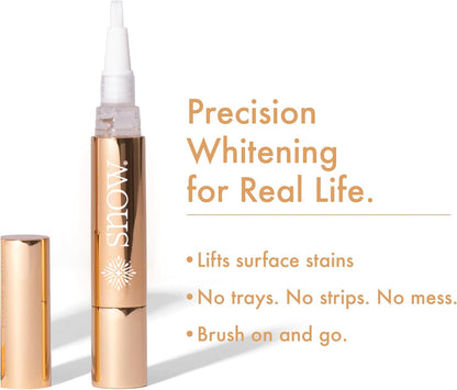 SNOW Extra Strength Teeth Whitening Pen | Hydroxyapatite | Dual Whitening Complex of Hydrogen Peroxide and Carbamide Peroxide..