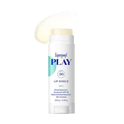 Supergoop! PLAY Lip Shield SPF 30 - Hydrating SPF Lip Balm - Moisturizing Treatment for Dry Cracked Lips
