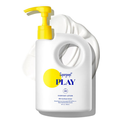 Supergoop! PLAY Everyday Lotion SPF 50 - Broad Spectrum Body & Face Sunscreen - Great for Active Days..