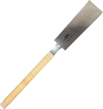 SUIZAN Ryoba Double Edge Saw 9.5" - Japanese Pullsaw Hand Saws Wood Cutting