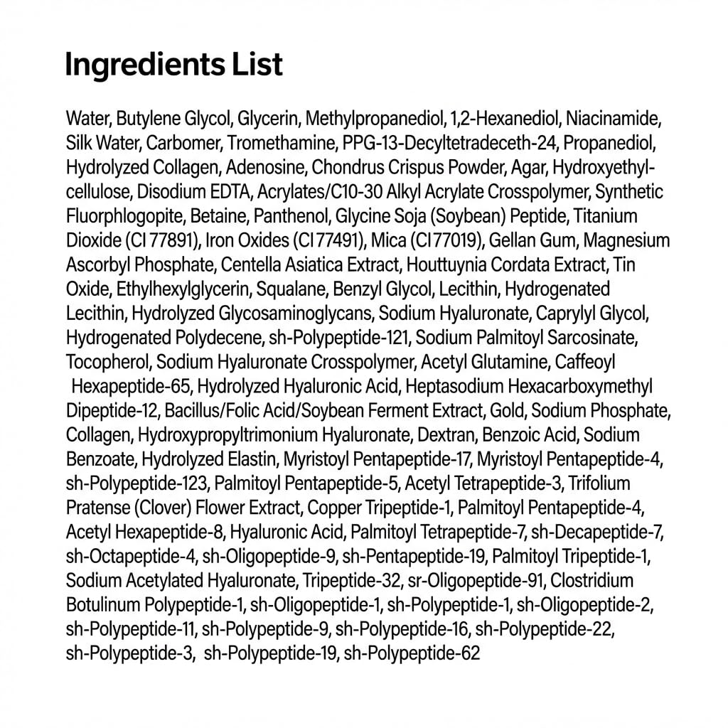 SUNGBOON EDITOR Glow Intensive Silk Peptide Ampoule, 1.35 fl oz