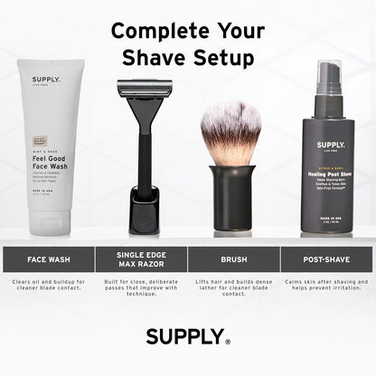 SUPPLY Healing Post Shave Spray for Men – Alcohol-Free Aftershave to Soothe Irritation, Hydrate Skin & Reduce Razor Burn..