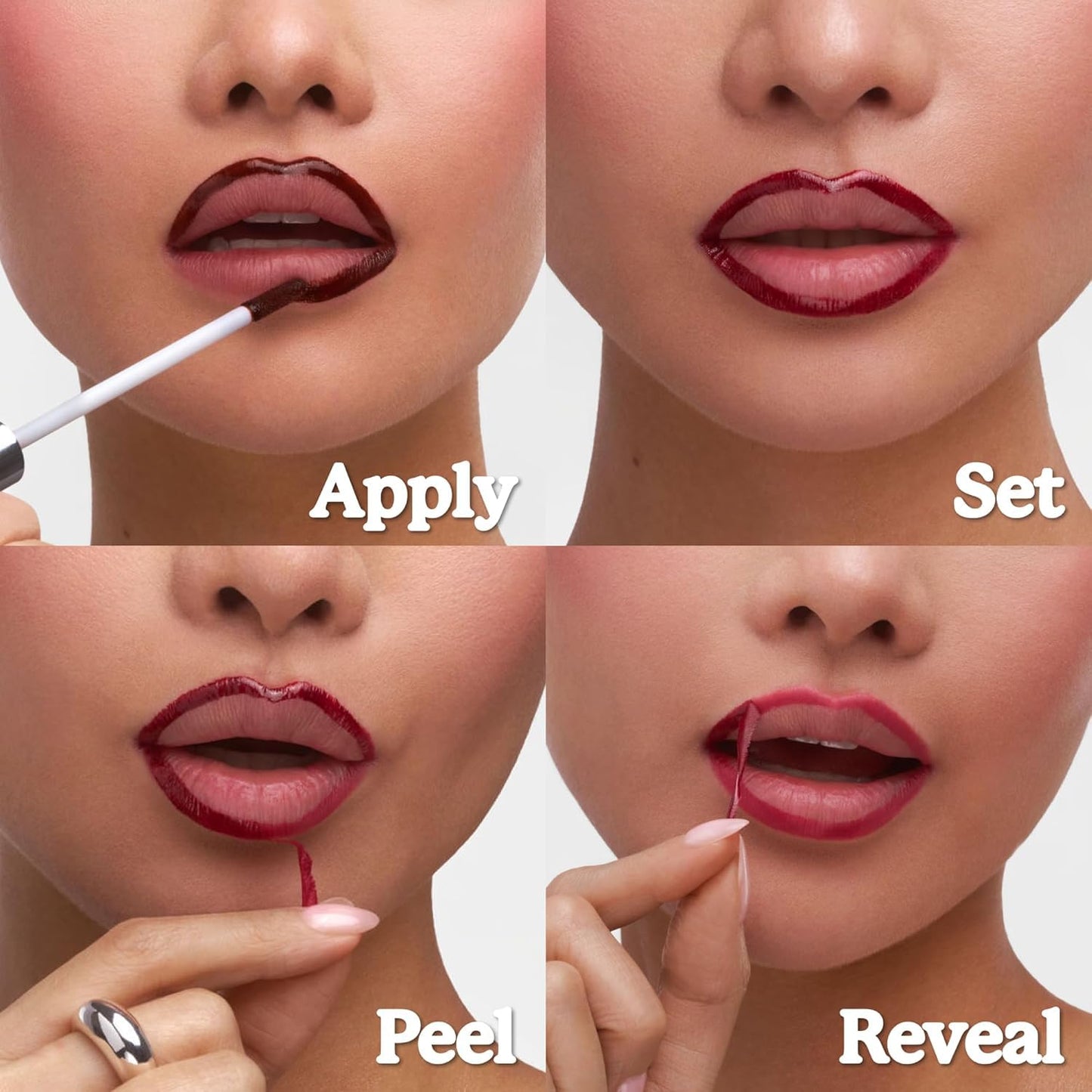 Sacheu Lip Liner STAY-N Peel Off Lip Stain — Long Lasting Waterproof Lip Tint with Hyaluronic Acid & Vitamin E...