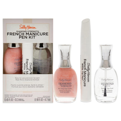 Sally Hansen Diamond Strength French Manicure Set - 45141 Ballet Bare 0.45oz Nail Polish - 3227 Ballet Bare..