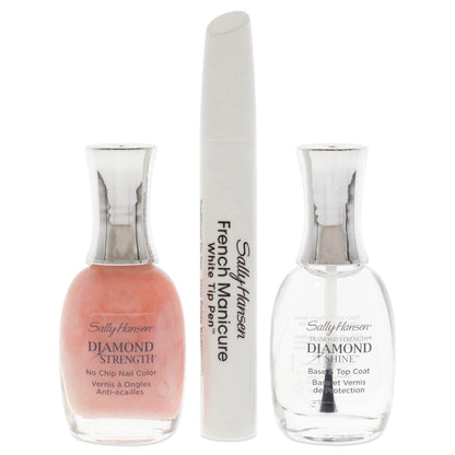 Sally Hansen Diamond Strength French Manicure Set - 45141 Ballet Bare 0.45oz Nail Polish - 3227 Ballet Bare..
