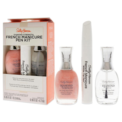 Sally Hansen Diamond Strength French Manicure Set - 45141 Ballet Bare 0.45oz Nail Polish - 3227 Ballet Bare..