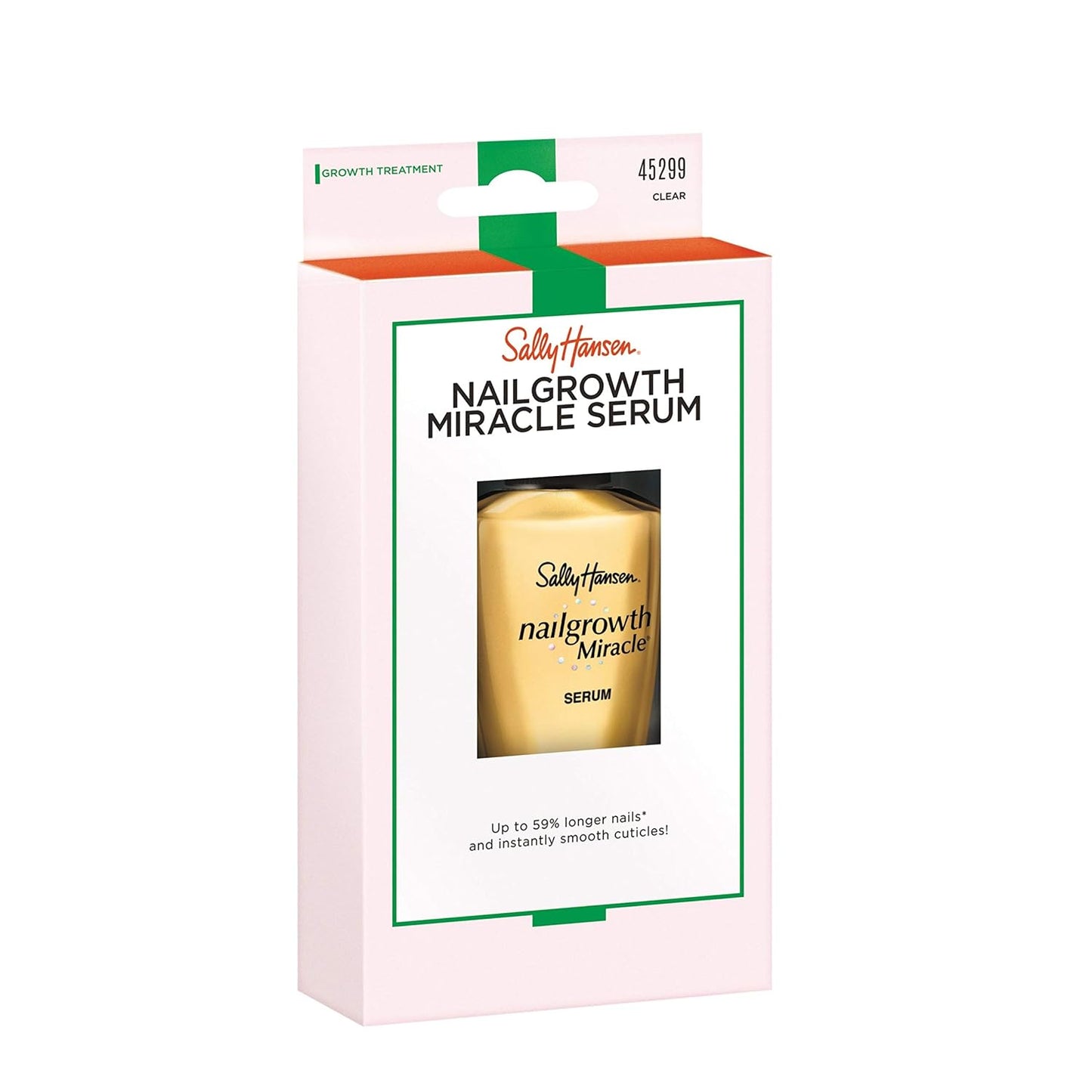 Sally Hansen Nail Treatment Nailgrowth Miracle® Nail Strengthener | Nail Serum with Biotin & Peptides..