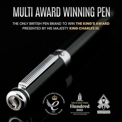 Scriveiner Black Green Rollerball Pen – Stunning Luxury Pen