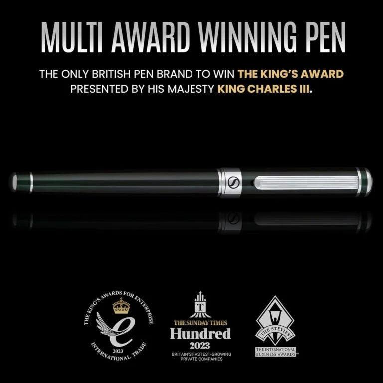 Scriveiner Black Green Rollerball Pen – Stunning Luxury Pen