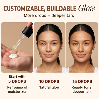 Self Tanning Drops - USA Made with Natural & Organic Ingredients