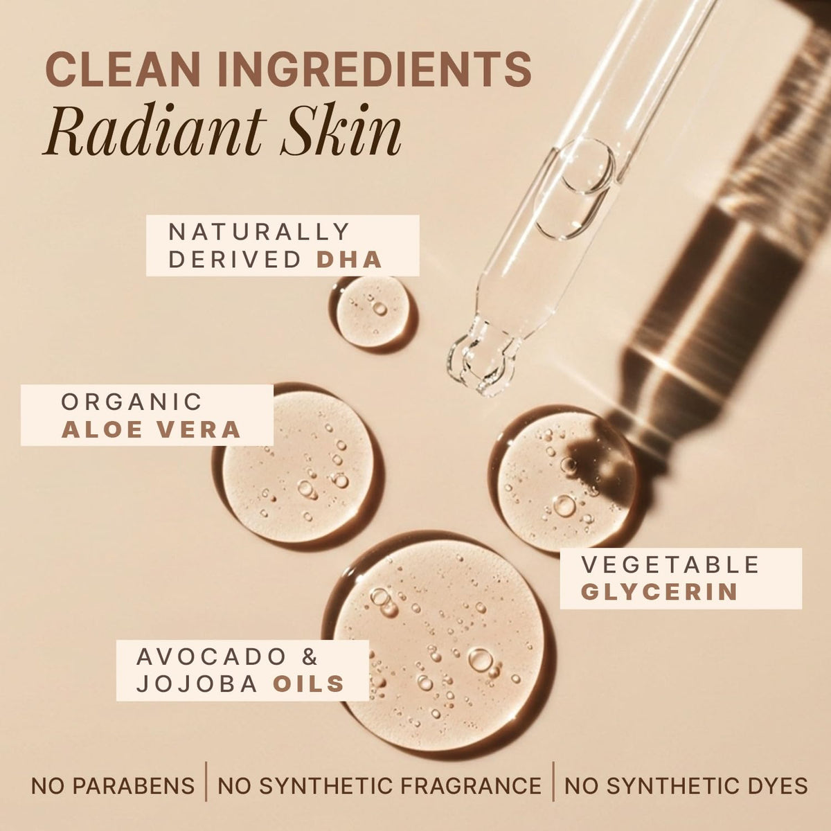Self Tanning Drops - USA Made with Natural & Organic Ingredients