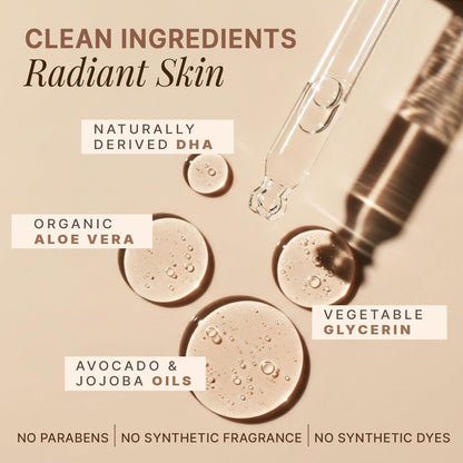Self Tanning Drops - USA Made with Natural & Organic Ingredients