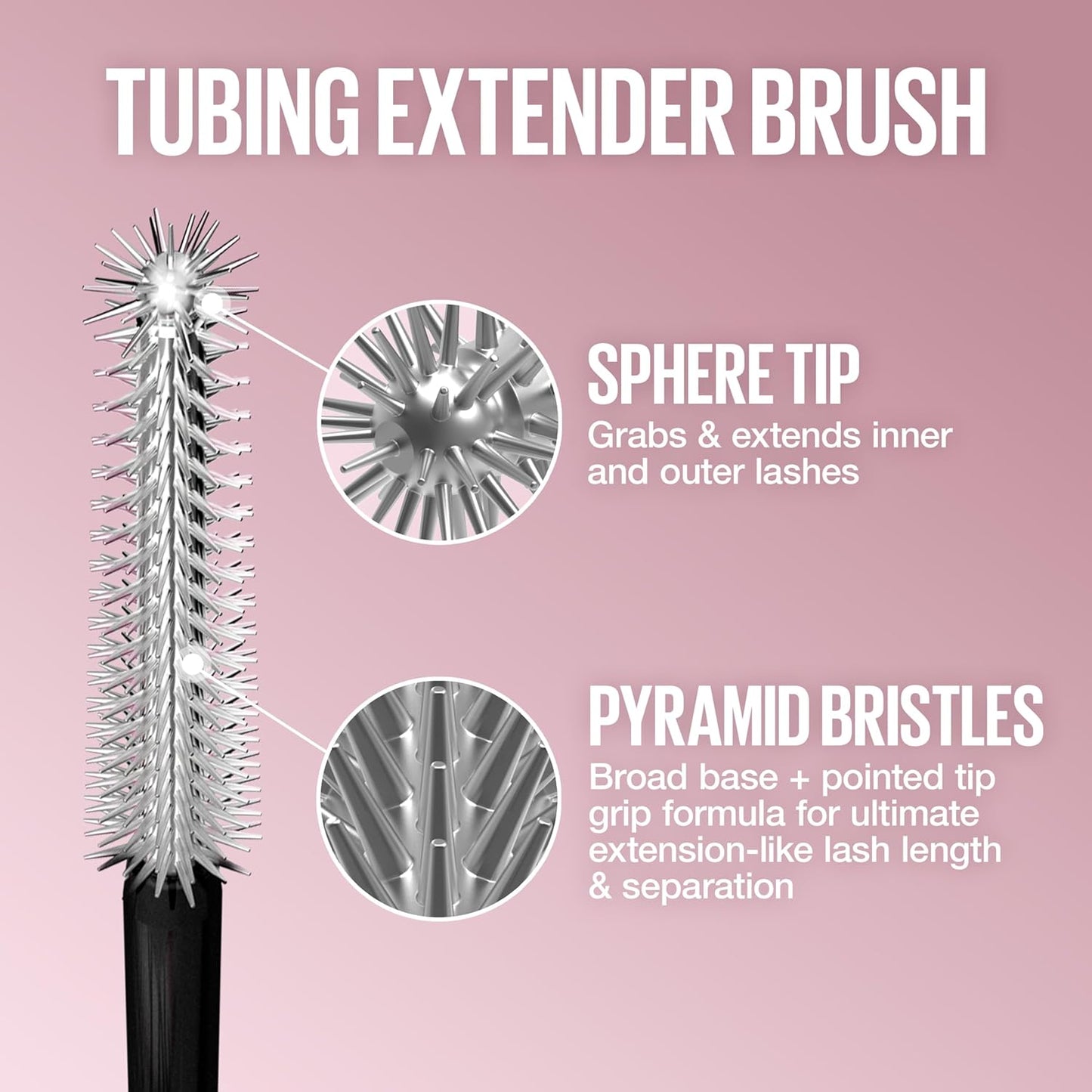 Maybelline Lash Sensational Sky Tubes Tubing Mascara, Extension-Like Lengthening Mascara, 24HR Eye Makeup..