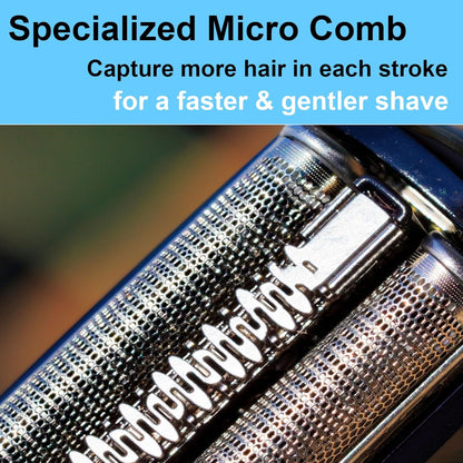Series 3 32B Foil & Cutter Replacement Head for Braun Electric Shaver, Compatible with Models