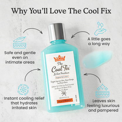 The Cool Fix Aftershave for Women: Pubic Hair Removal, Razor Bumps, Razor Burns, Ingrown Hair Treatment..