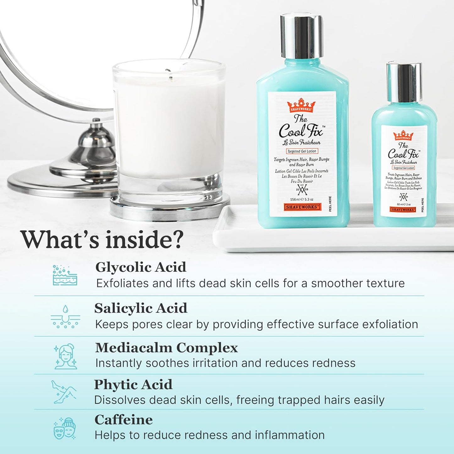 The Cool Fix Aftershave for Women: Pubic Hair Removal, Razor Bumps, Razor Burns, Ingrown Hair Treatment..