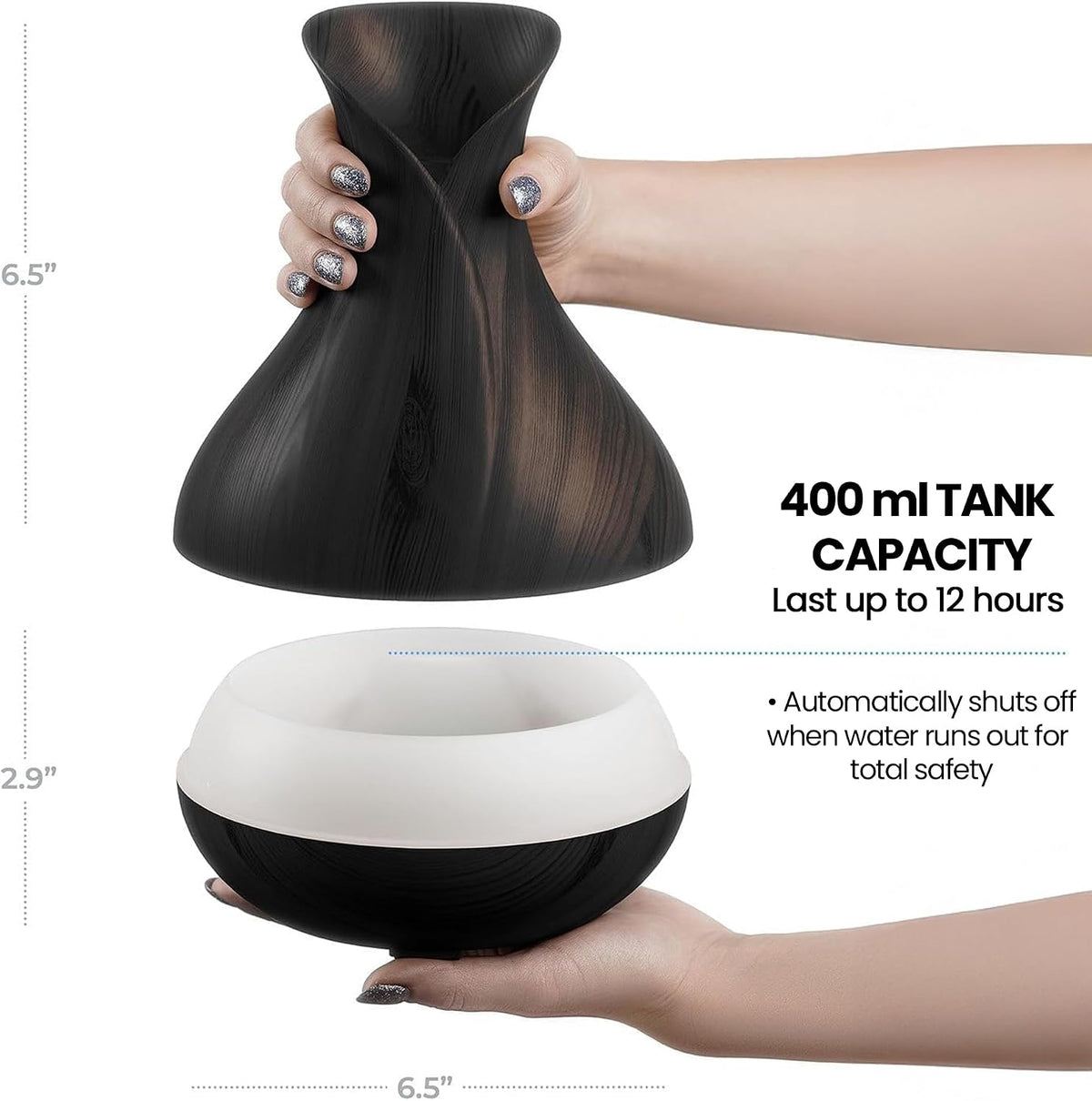 ierra Modern Home Smart WiFi Humidifier - Aromatherapy Essential Oil Diffusers with App Control & Voice Control..