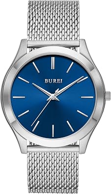 Men Watches Fashion Analog Stainless Steel Quartz Waterproof Watches, Gift for Men