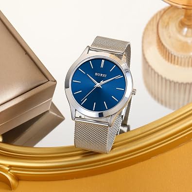 Men Watches Fashion Analog Stainless Steel Quartz Waterproof Watches, Gift for Men