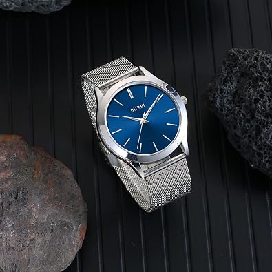 Men Watches Fashion Analog Stainless Steel Quartz Waterproof Watches, Gift for Men