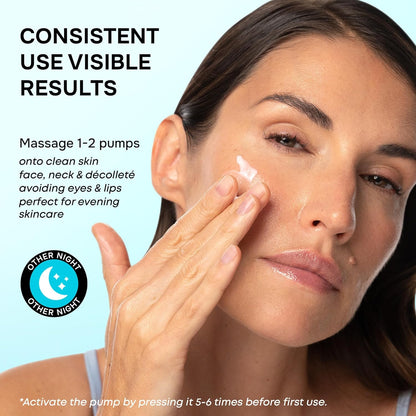 SimplyVital Collagen, Retinol &amp; Hyaluronic Acid Serum - Anti-Aging Moisturizer for Face, Neck & Décolleté