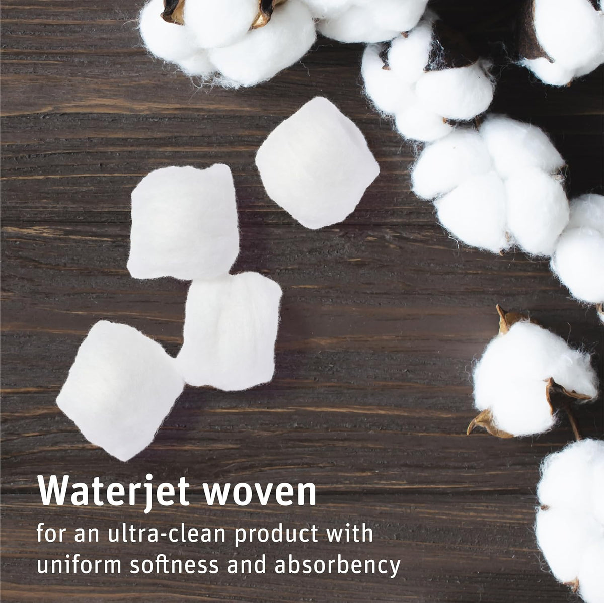Simply Soft Premium Organic Cotton Balls, 600 Count (3 Bags) 100% Pure Cotton..