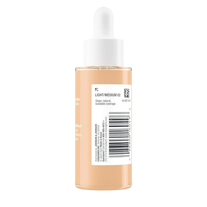 Neutrogena Sensitive Skin Serum Foundation, Light/Medium 02, 1 Ounce