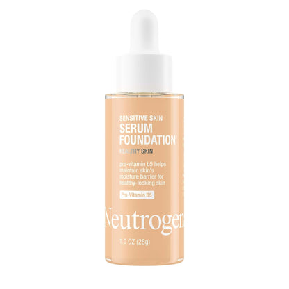 Neutrogena Sensitive Skin Serum Foundation, Light/Medium 02, 1 Ounce