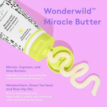 Drunk Elephant Wonderwild Miracle Butter - Ultra-Luxe Skin Salve - Clean Clinical Skincare - Cruelty-Free..