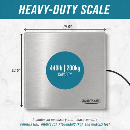 Smart Weigh Shipping Scale Digital Postal Scale for Packages 440lbs x 6 oz