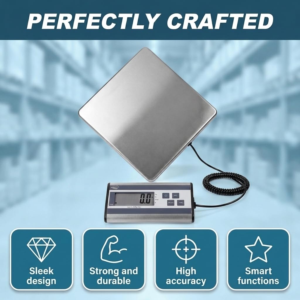 Smart Weigh Shipping Scale Digital Postal Scale for Packages 440lbs x 6 oz