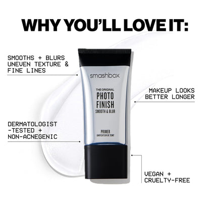 Smashbox Photo Finish Primers | Face Primers for Makeup, Smooths Skin &amp; Extends Makeup Wear..