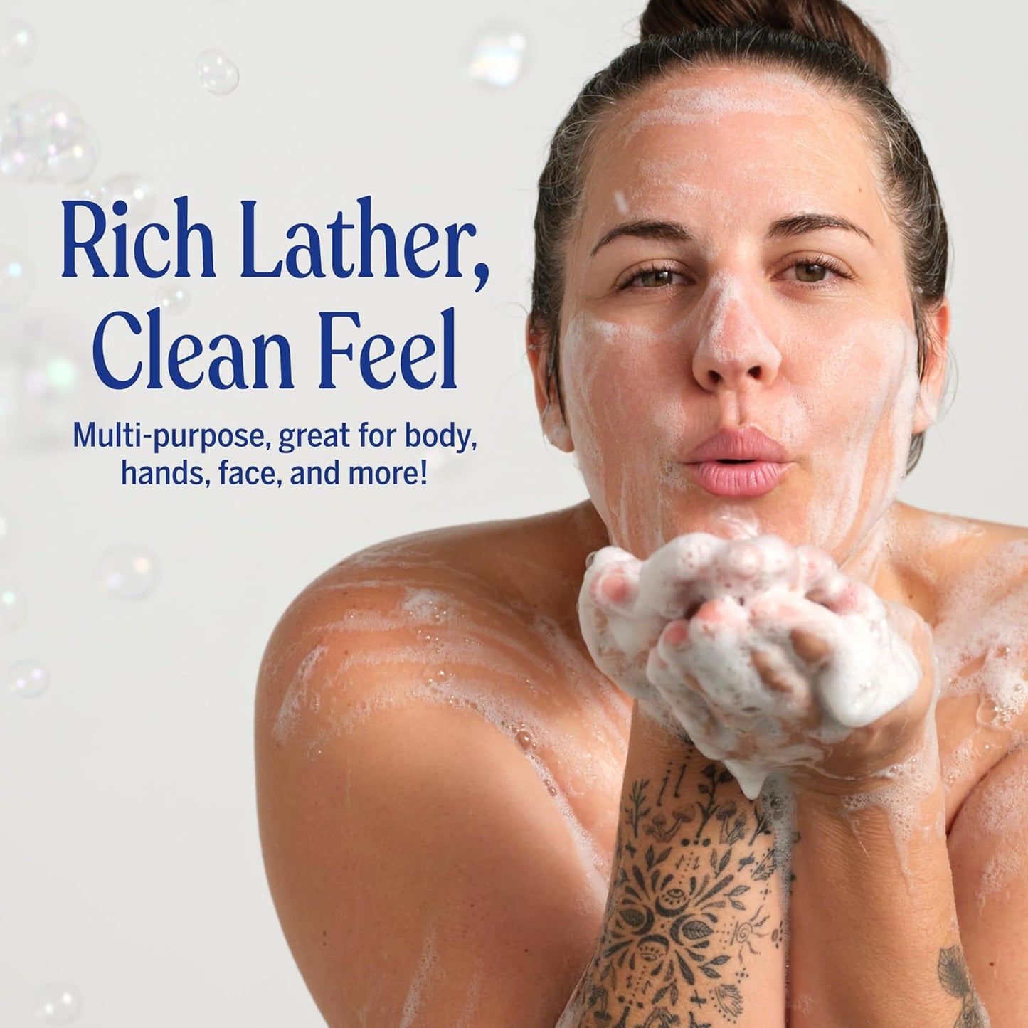 Dr. Bronner's Pure-Castile Liquid Magic Soap Bottle &amp; Refill Carton - Made with Regenerative Organic Certified Oils..