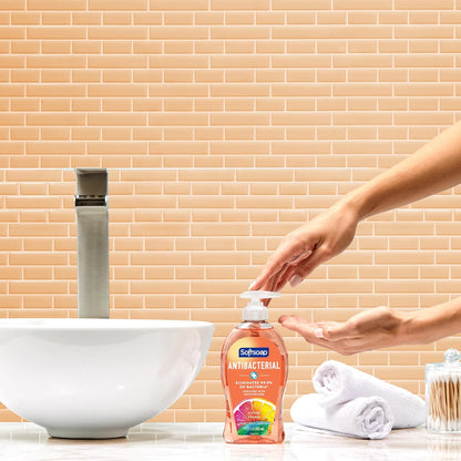 Softsoap Antibacterial Liquid Hand Soap, Crisp Clean Scent, 11.25 Ounce, 6 Pack