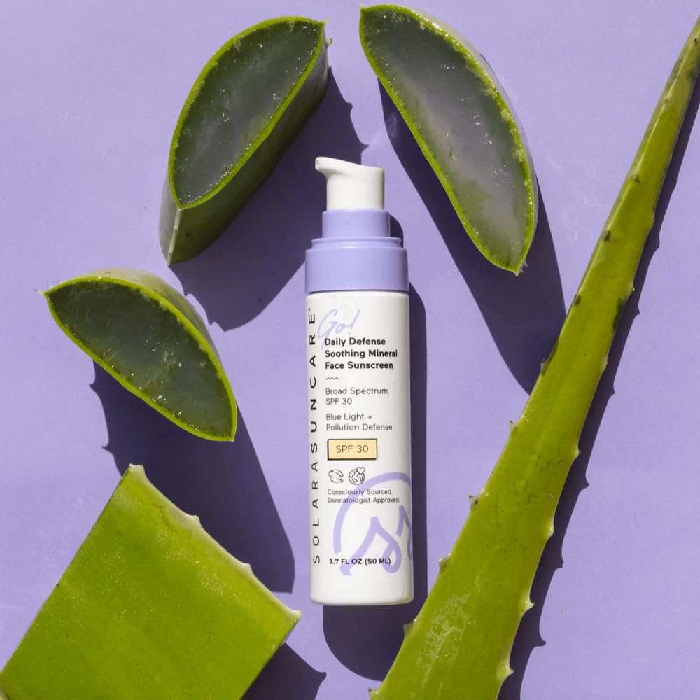 Solara Suncare - Go! Daily Defense Soothing Mineral Face Sunscreen, SPF 30..