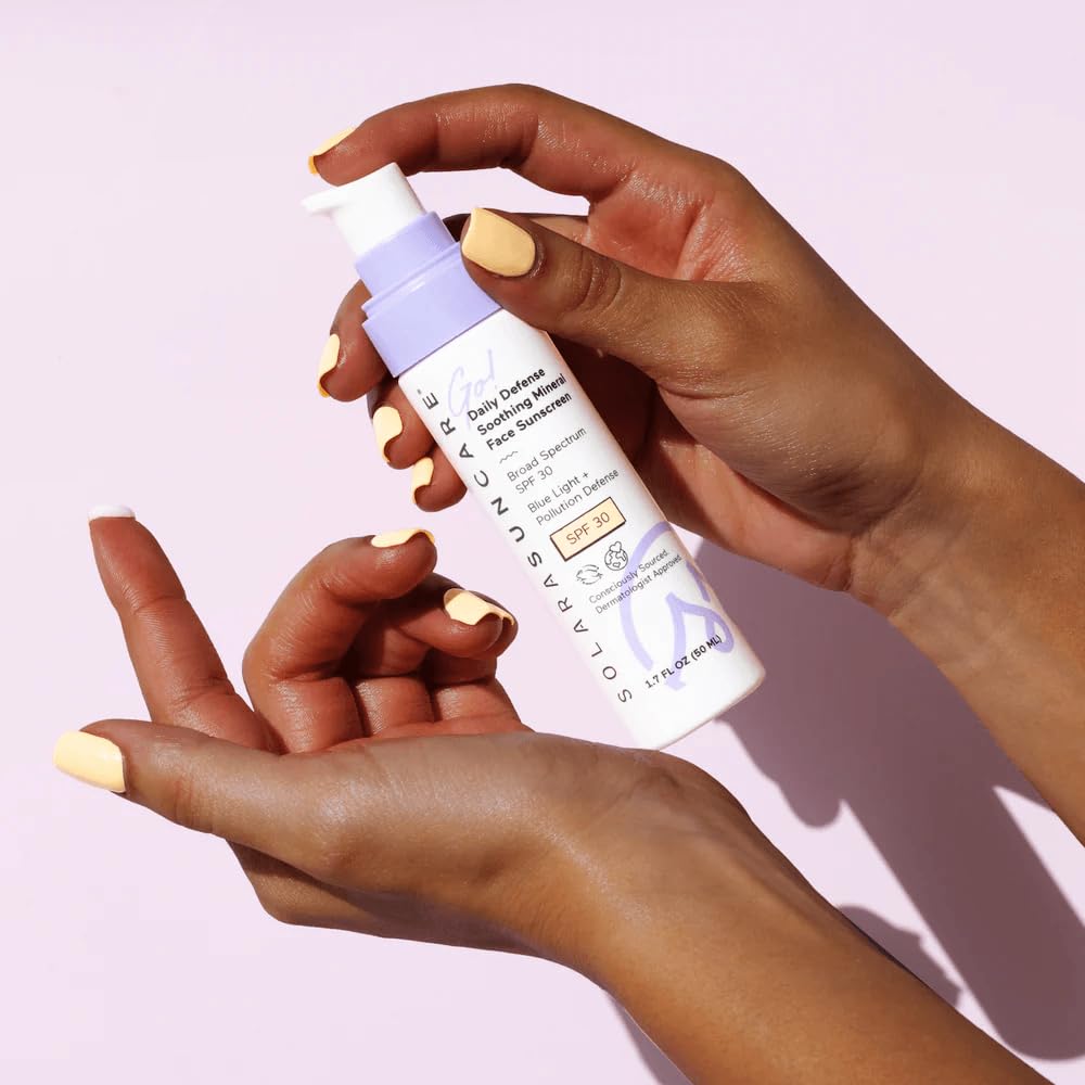 Solara Suncare - Go! Daily Defense Soothing Mineral Face Sunscreen, SPF 30..