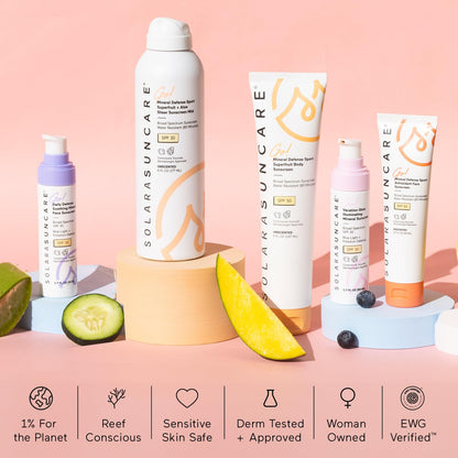 Solara Suncare - Go! Daily Defense Soothing Mineral Face Sunscreen, SPF 30..