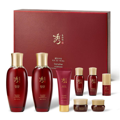 Sooryehan Hyobidam Fermented Skincare Gift Set with Wild Ginseng