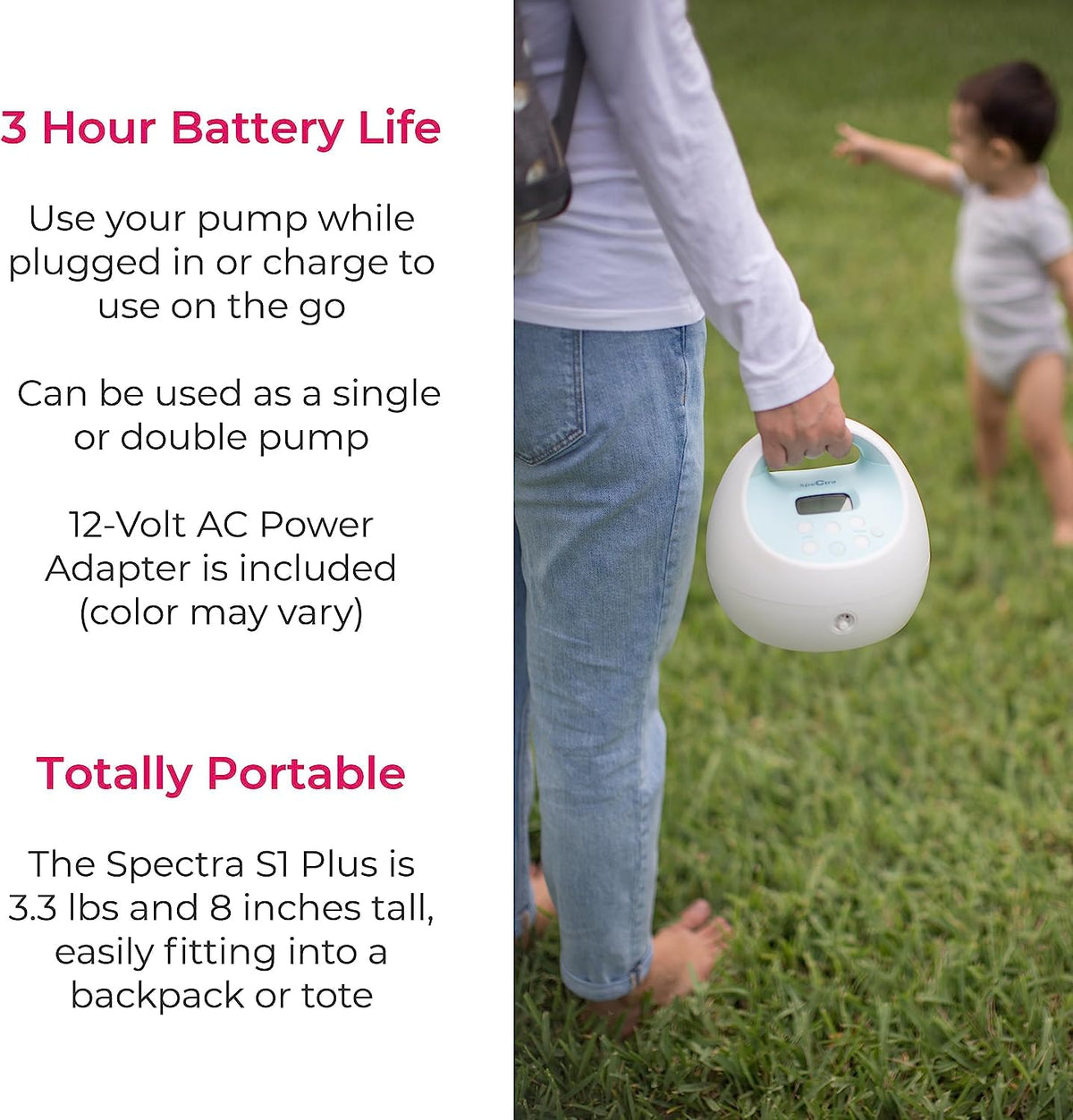 Spectra Baby S1 Plus Electric Breast Milk Pump for Baby Feeding
