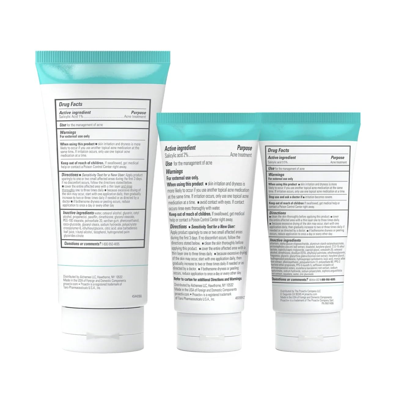 Proactiv+ 3‑Step Acne Treatment System, 90‑Day Kit – Salicylic Acid Cleanser, Toner & Treatment Cream..