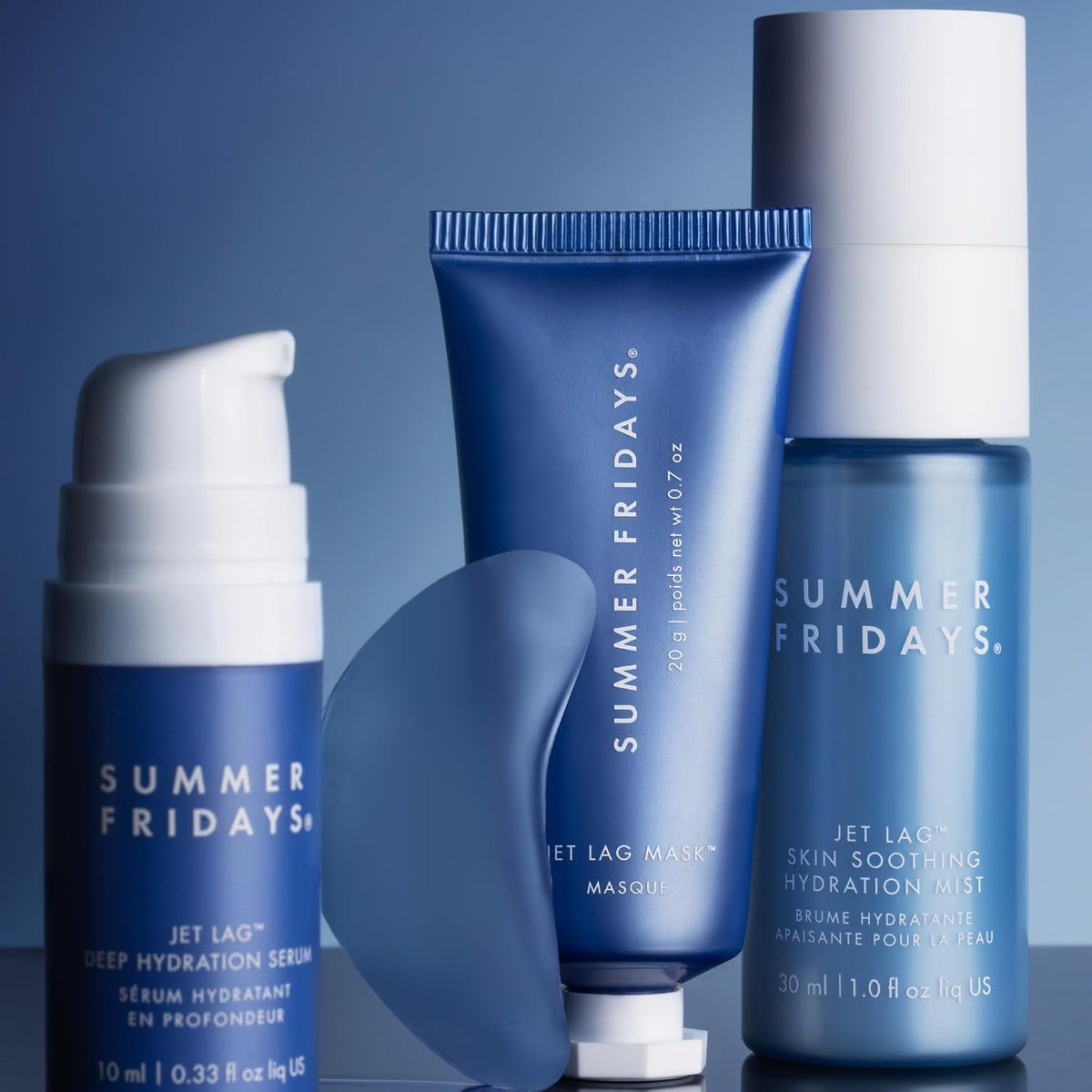 Summer Fridays Jet Lag™ Essentials - Mini Hydrating Skin Care Set With Jet Lag™ Mask