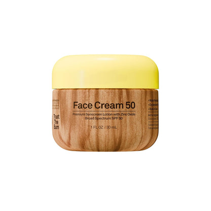 Sun Bum SPF 50 Face Cream Sunscreen with Zinc Oxide - Broad Spectrum Moisturizing Facial Sunscreen with Vitamin E...